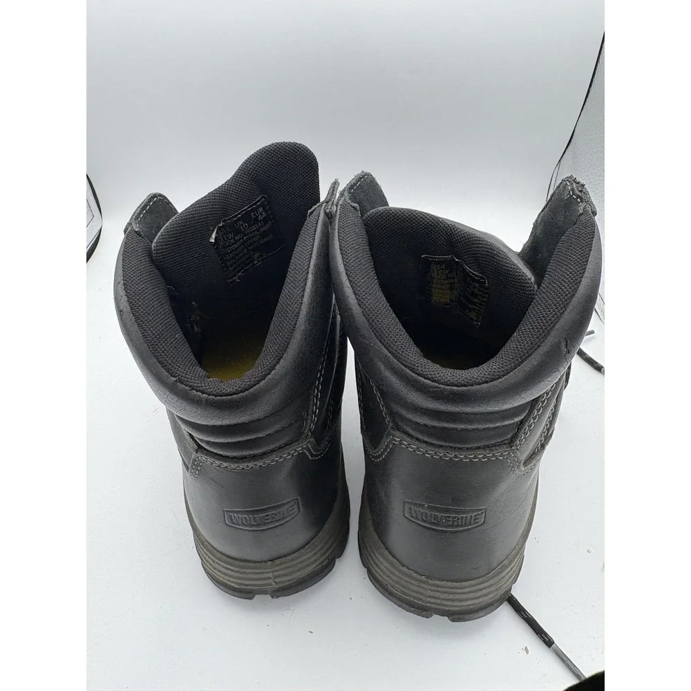 Wolverine Boots Mens Size 11EW Black Leather Combat Work Ankle Lace Up W08141
